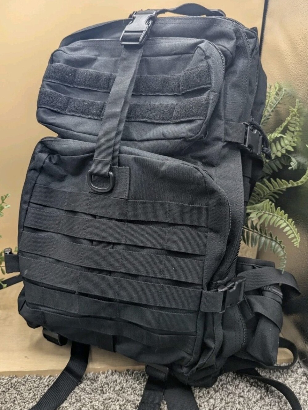Molle Tactical Assault Backpack Multi Pocket Adjustable Padded Abs Expandable